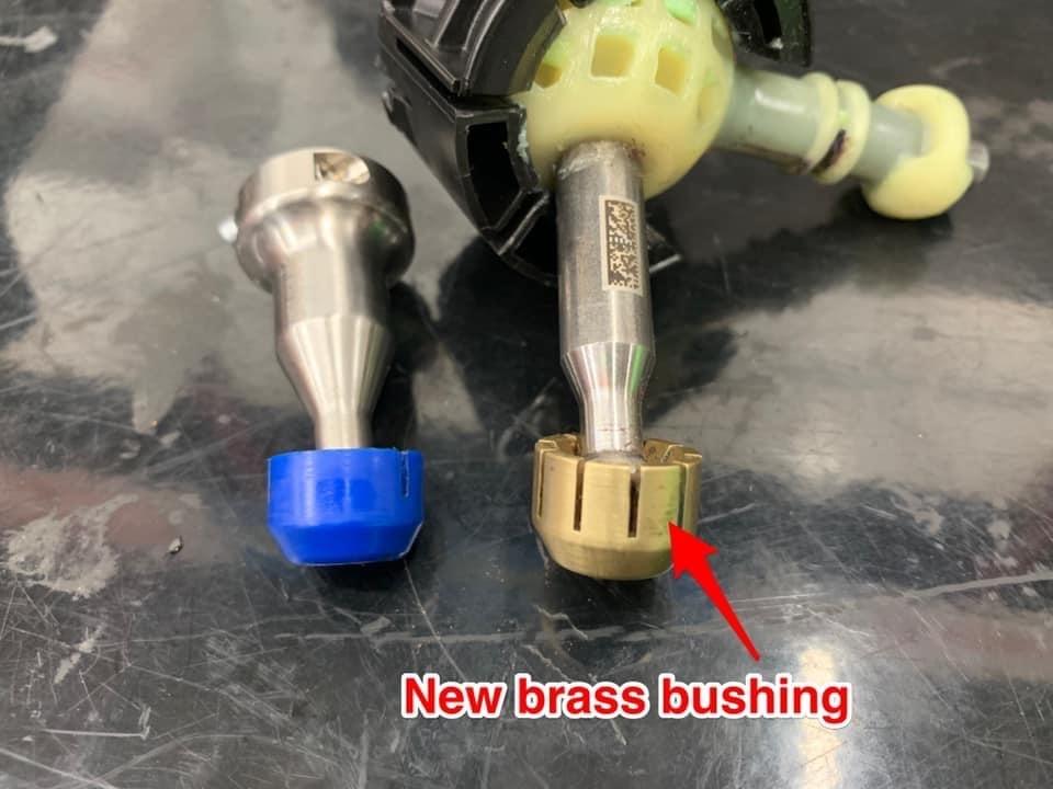 10th gen Civic 16+ and Accord 18+ brass shifter bushing