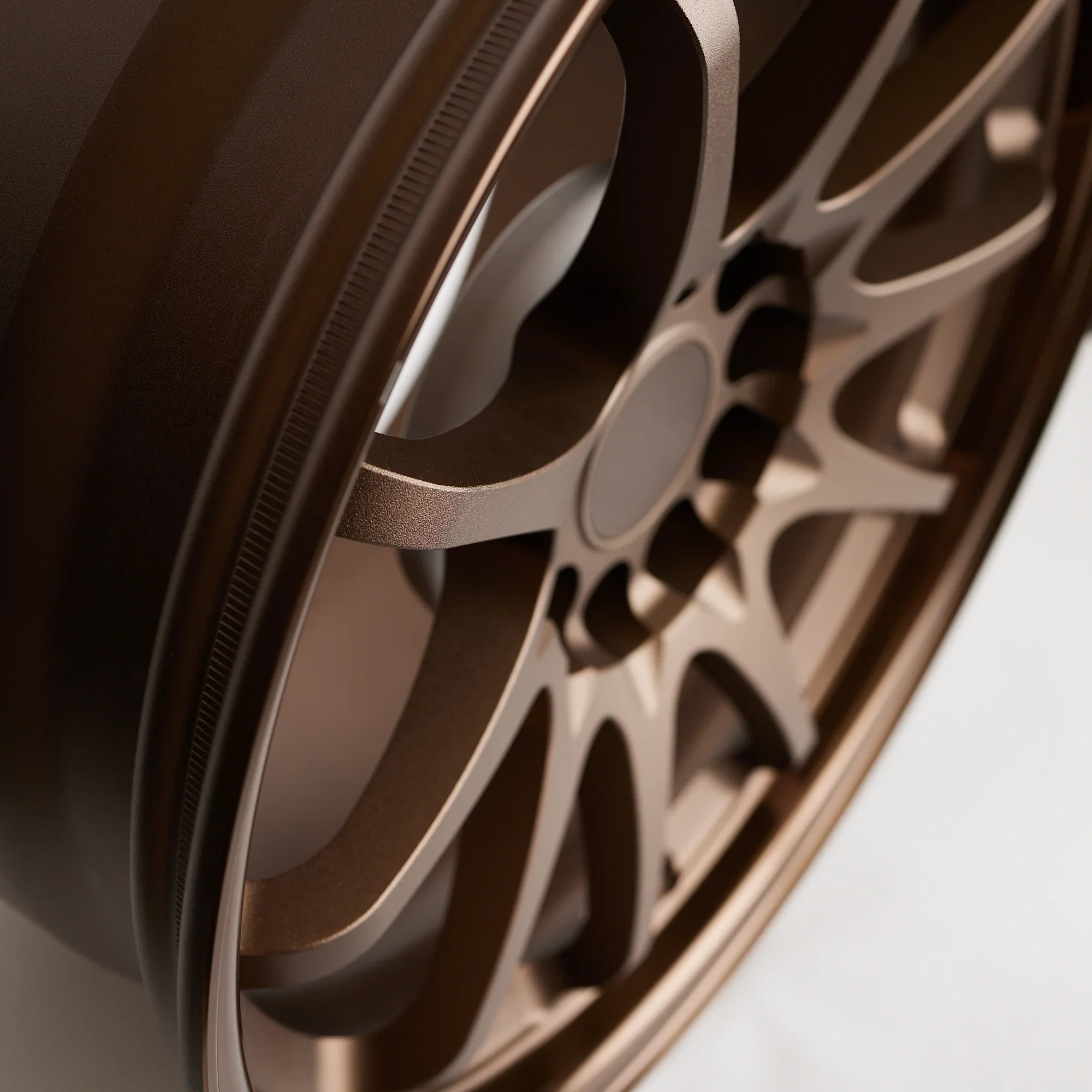 Spirited Motorsports 17x10 +45 5x114 Bronze Anodized Forged Wheels - Image 14