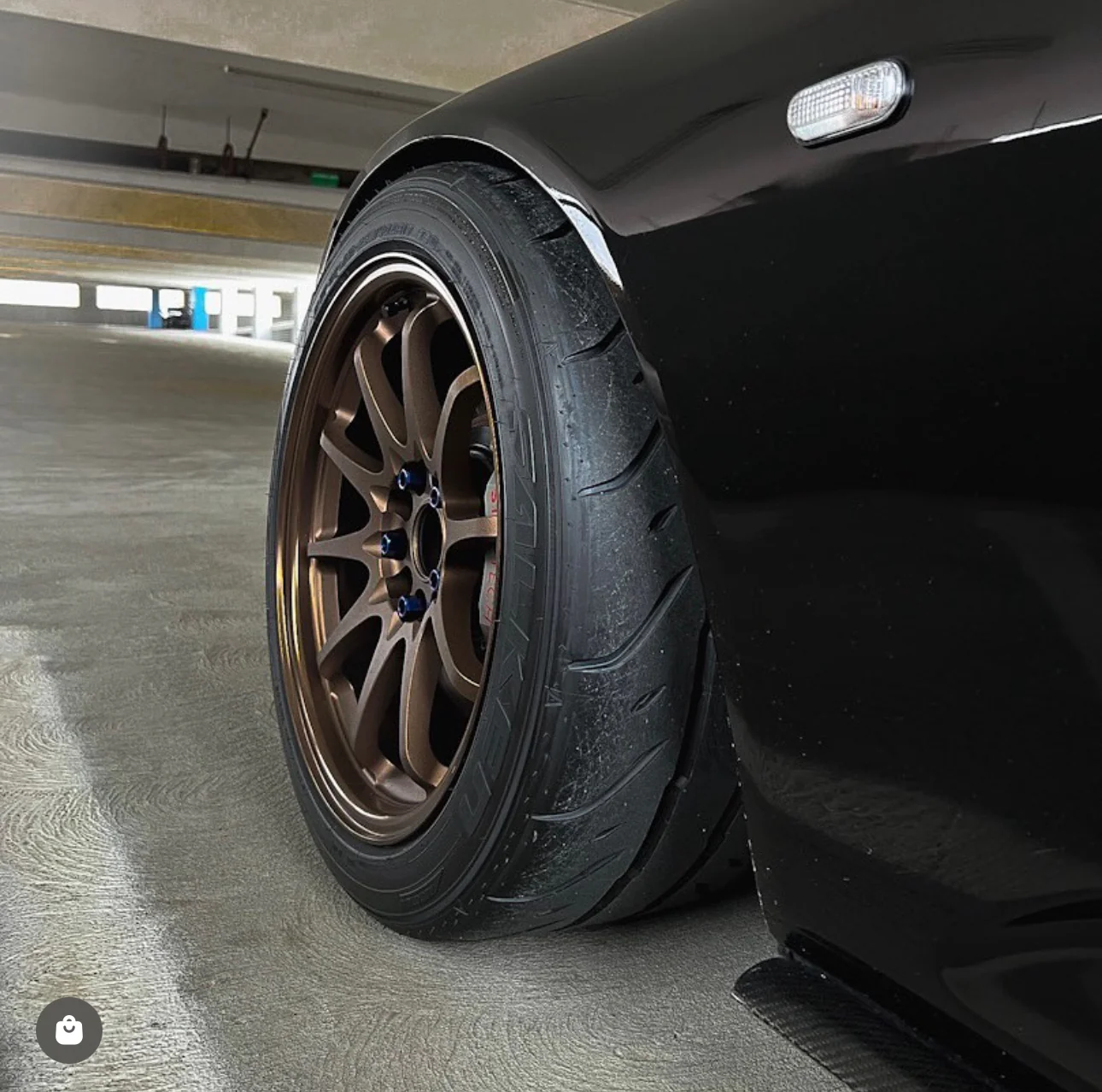 Spirited Motorsports 17x10 +45 5x114 Bronze Anodized Forged Wheels - Image 24
