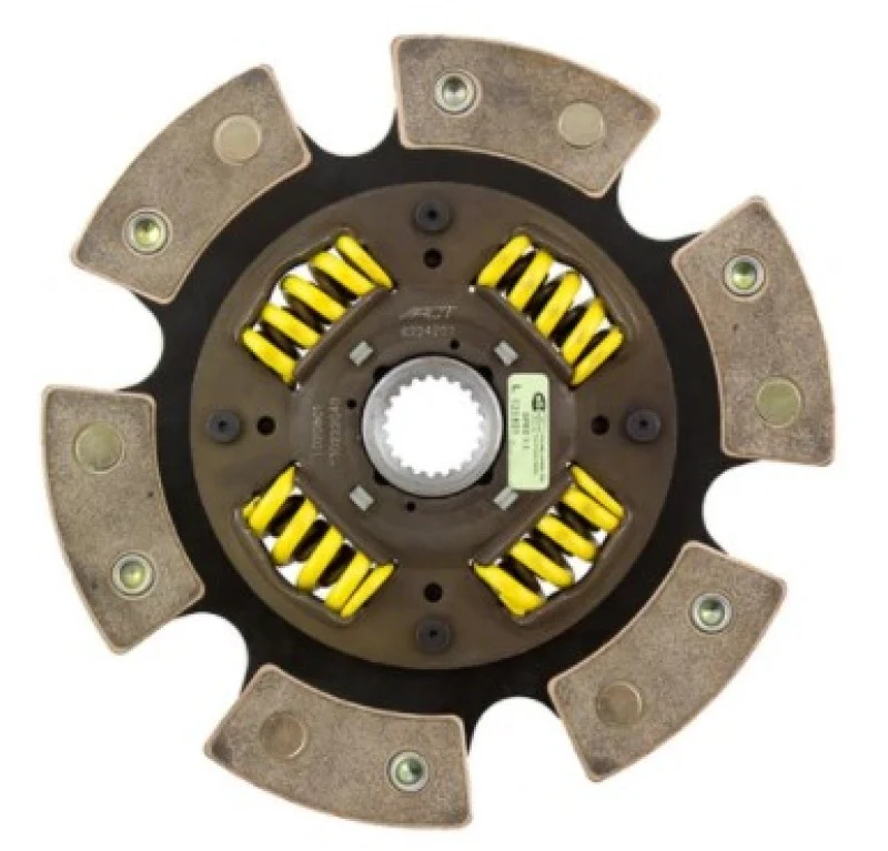 ACT 90-20 Nissan 300ZX, 350Z, 370Z 6 Pad Sprung Race Disc for LS Engine/Flywheel w/Nissan 350Z Trans/Input Shaft