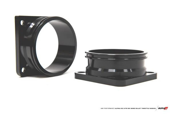 Alpha Performance R35 GTR Big Bore Billet Throttle Bodies - TB Set w/ Vibrant HD Flanges - Image 11