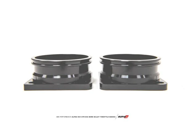 Alpha Performance R35 GTR Big Bore Billet Throttle Bodies - TB Set w/ Vibrant HD Flanges - Image 7
