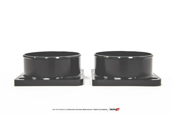 Alpha Performance R35 GTR Big Bore Billet Throttle Bodies - TB Set w/ Vibrant HD Flanges - Image 8