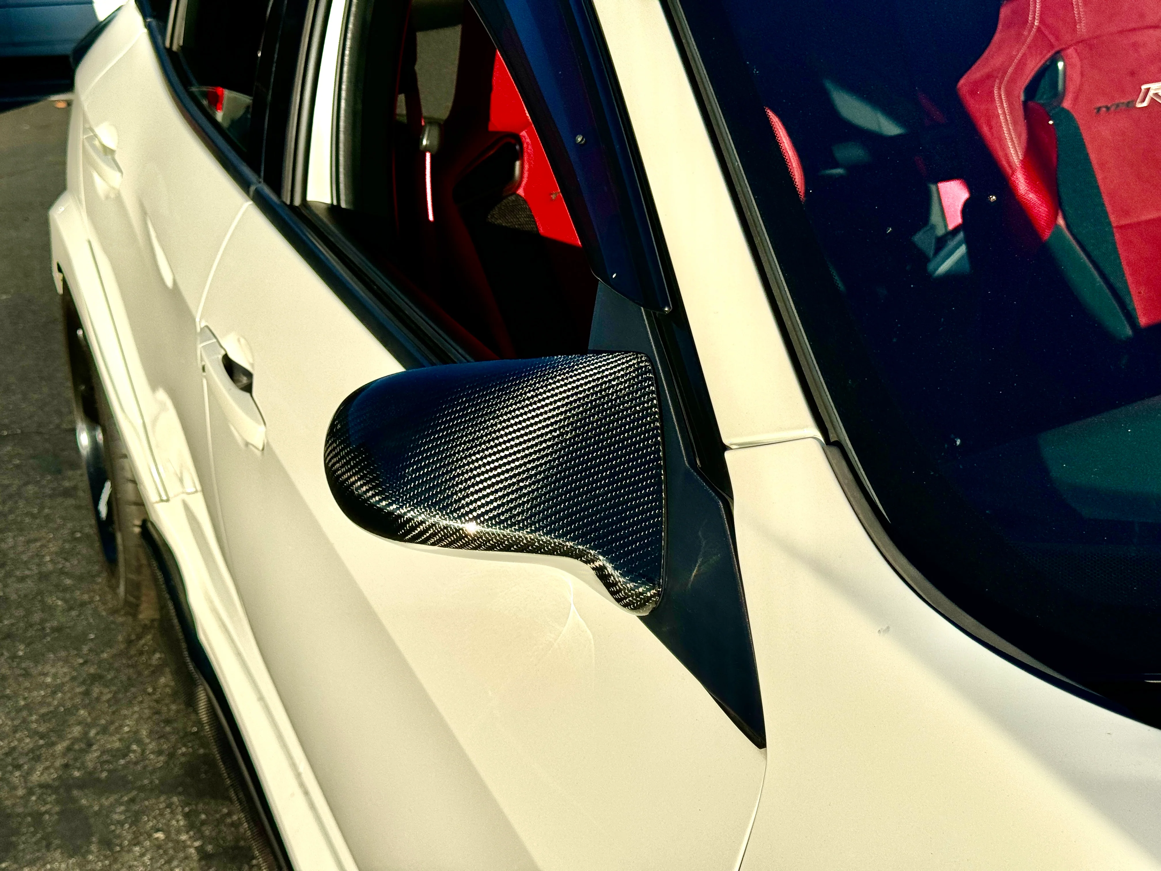 Ballade Sports 2016-2021 FK-S 10th Gen Civic Type R Power Adj Carbon Mirrors - Image 10