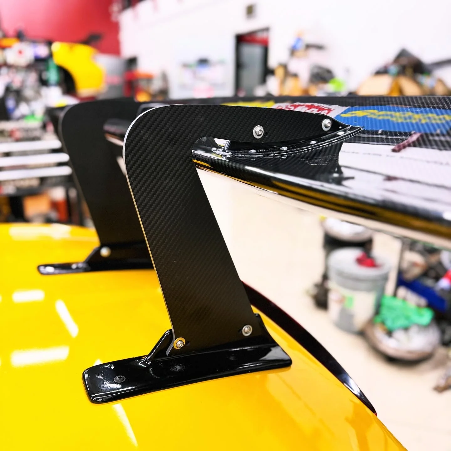 Grp A S2000 1700mm Pre-Preg Dry CF Swan Neck Wing - Image 5