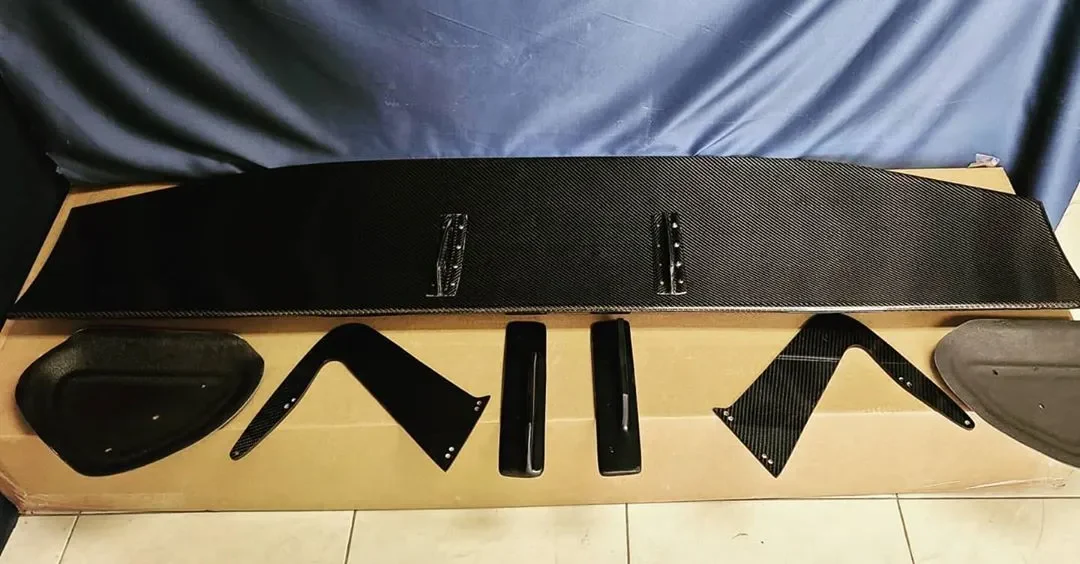 Grp A S2000 1700mm Pre-Preg Dry CF Swan Neck Wing - Image 9