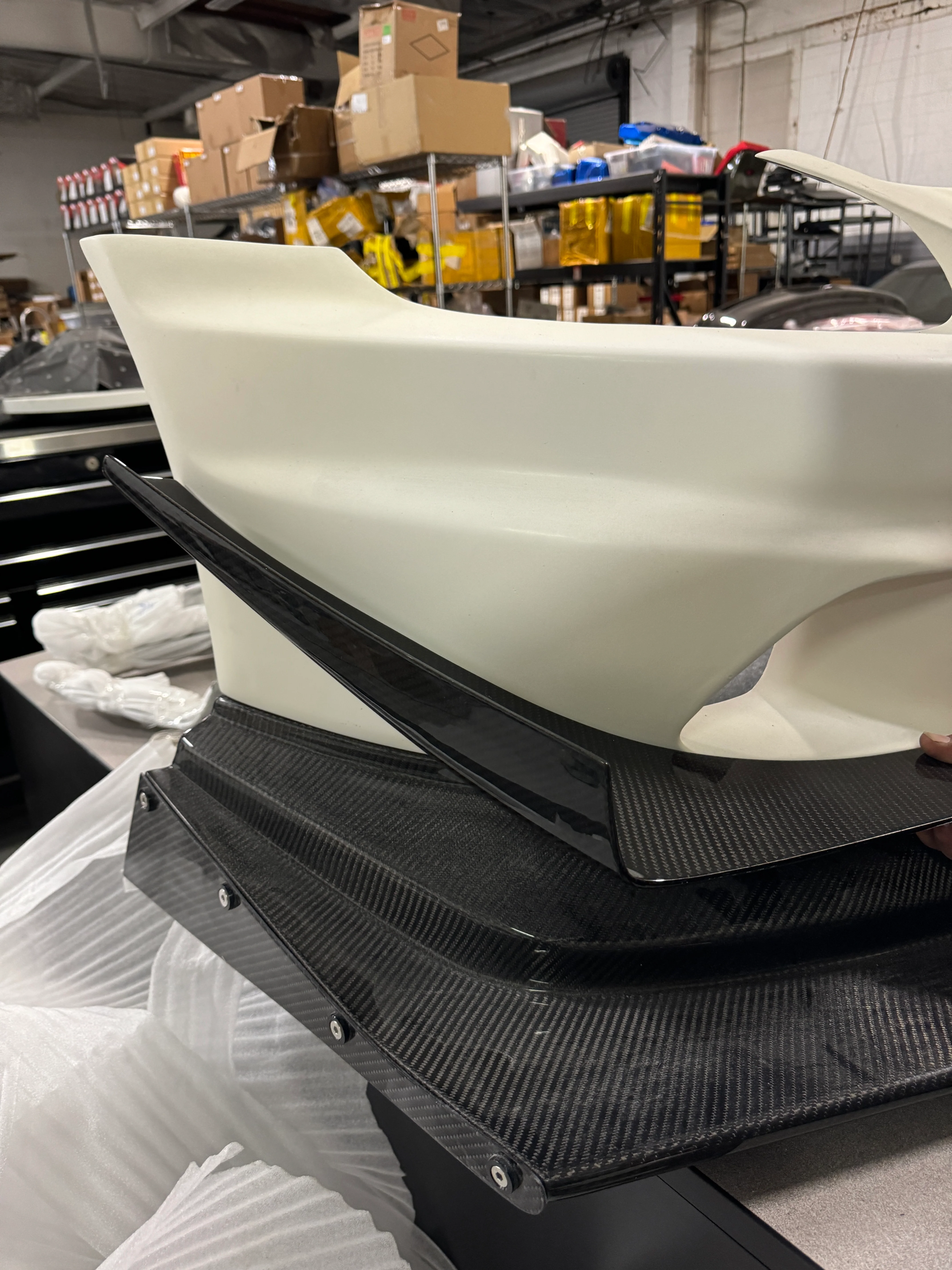Honda 00-09 S2000 Voltex Style RACE Front Bumper w/ Canards - Image 4