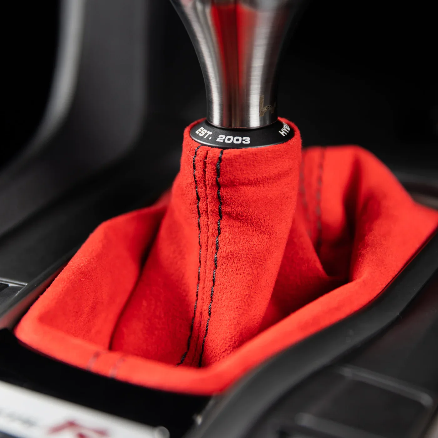 Hybrid Racing 2016-2021 Civic Alcantara Shift Boot - Image 21
