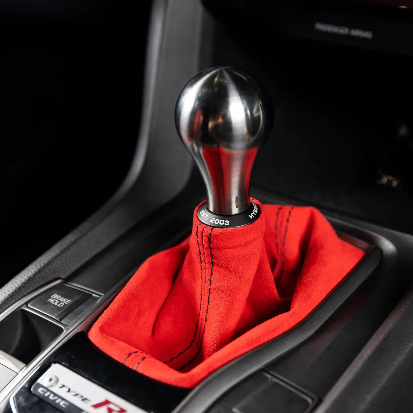 Hybrid Racing 2016-2021 Civic Alcantara Shift Boot - Image 22