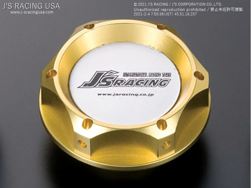 J's Racing Billet Aluminum Oil Filler Cap - Image 2