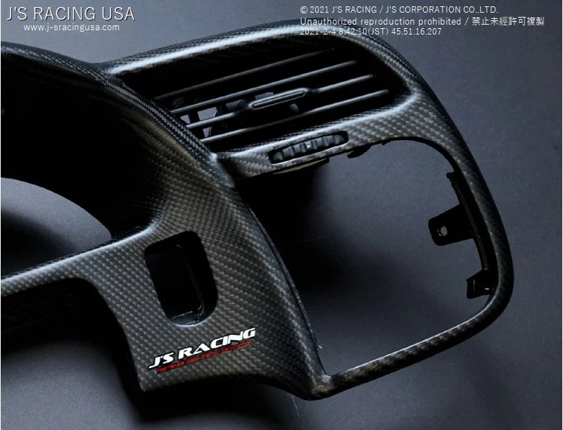 J's Racing Carbon Meter Bezel 00-09 Honda S2000 - Image 2