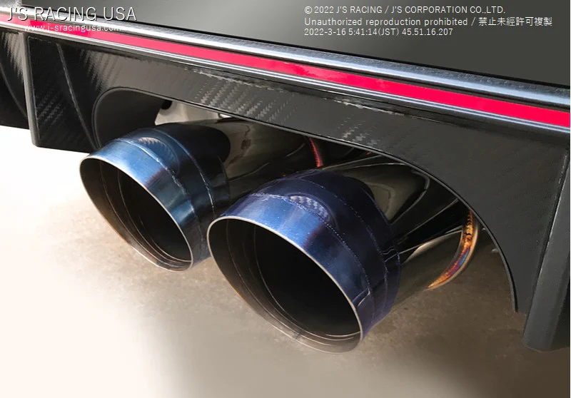 J's Racing Civic Type R FK8 FX-Pro Full Titanium Exhaust - Image 2
