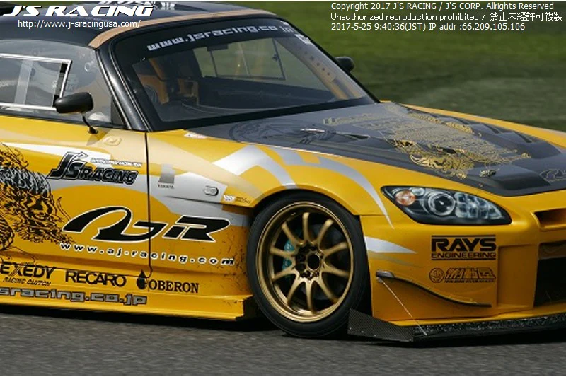 J's Racing Type-S 00-09 S2000 Front Wide Fenders - Image 5