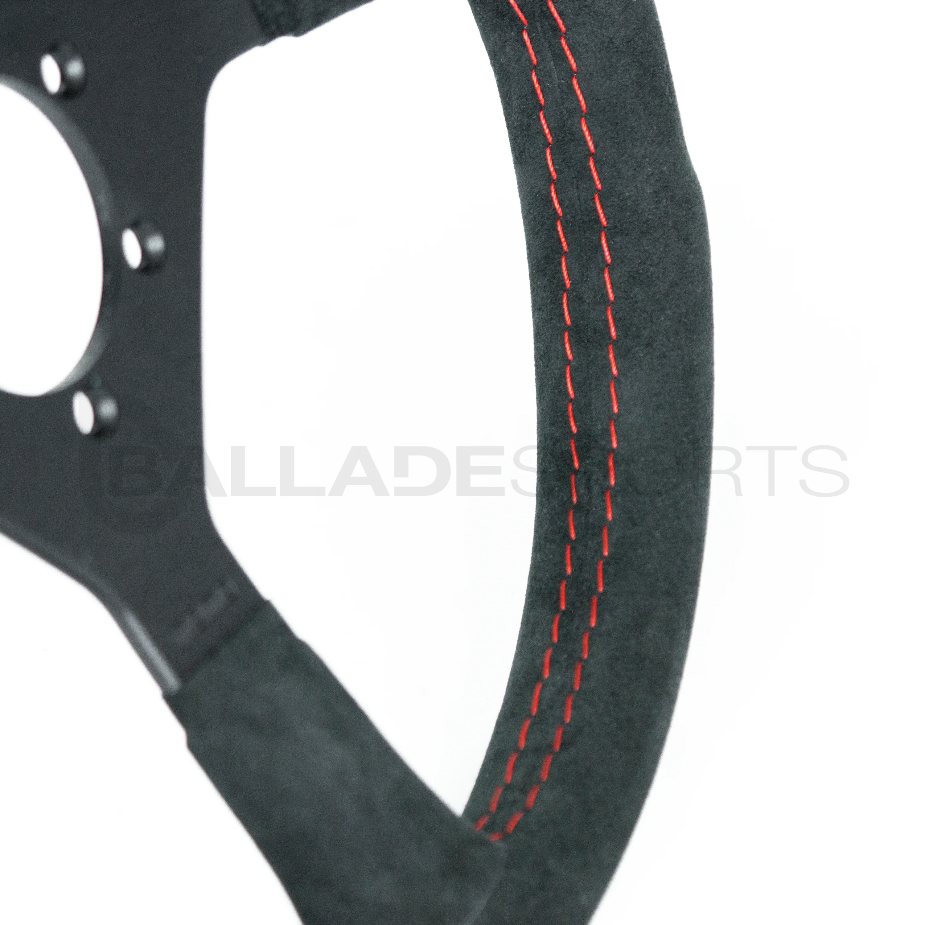 Momo Monte Carlo 320mm / 350mm Black Alcantara Suede Steering Wheel - Image 3