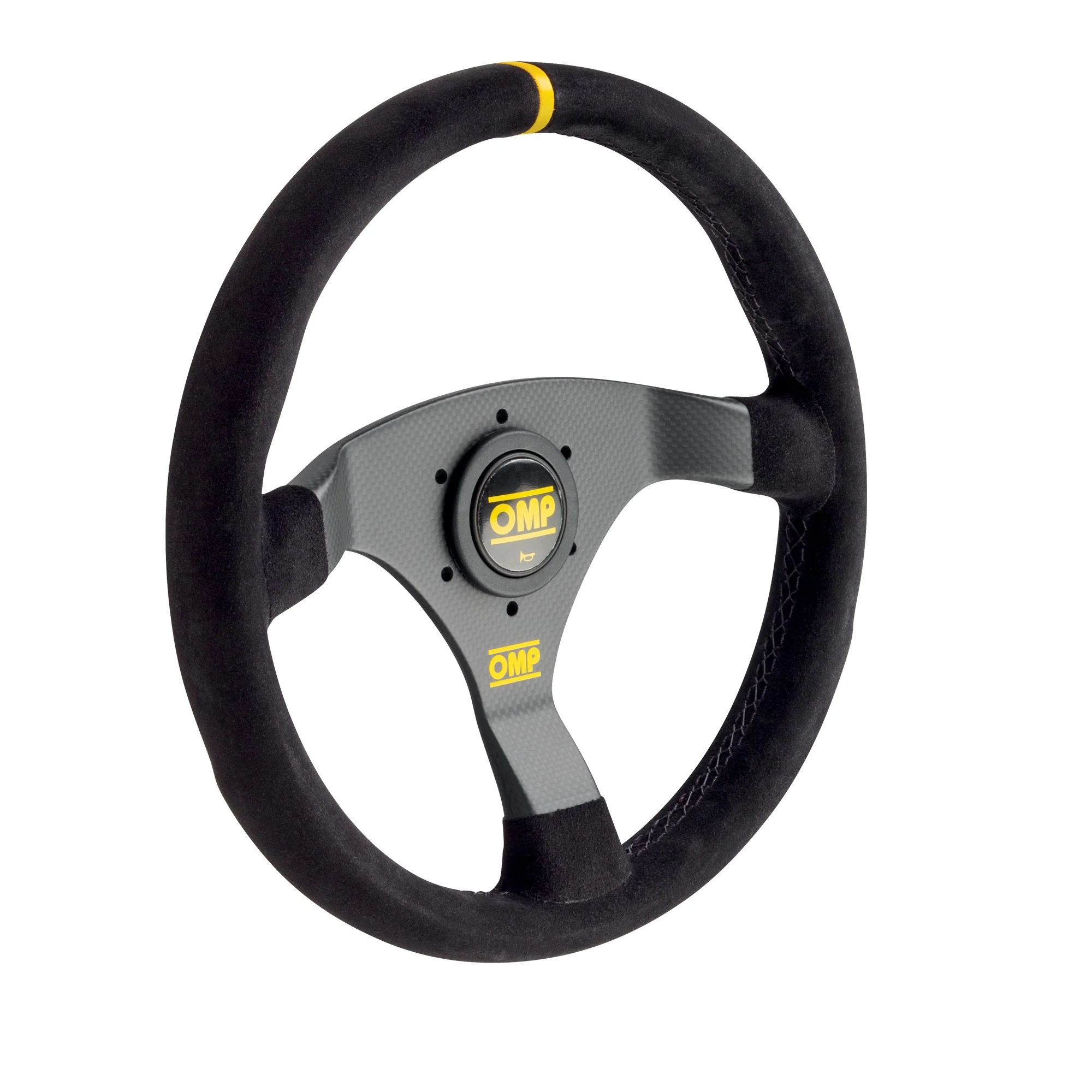 OMP 320 Carbon S Suede Steering Wheel - Image 2