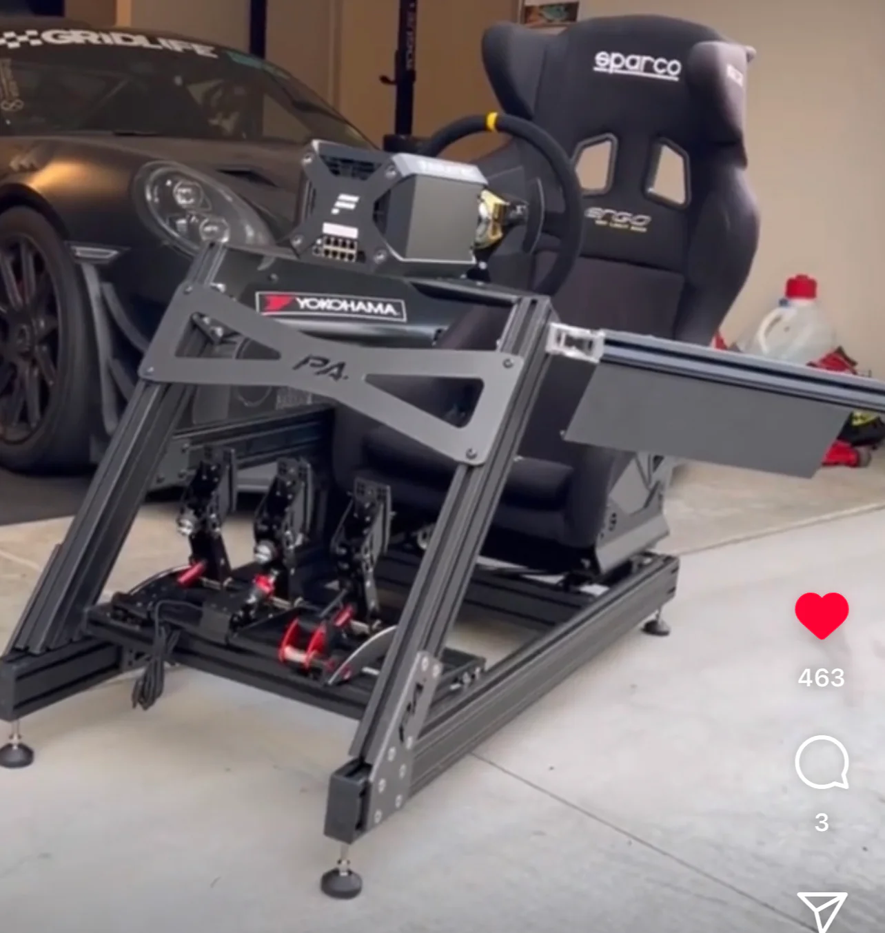 Position Advanced Complete Minimalist Nero Driving Simulator Rig - Image 10