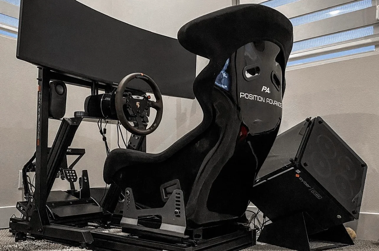 Position Advanced Complete Minimalist Nero Driving Simulator Rig - Image 17