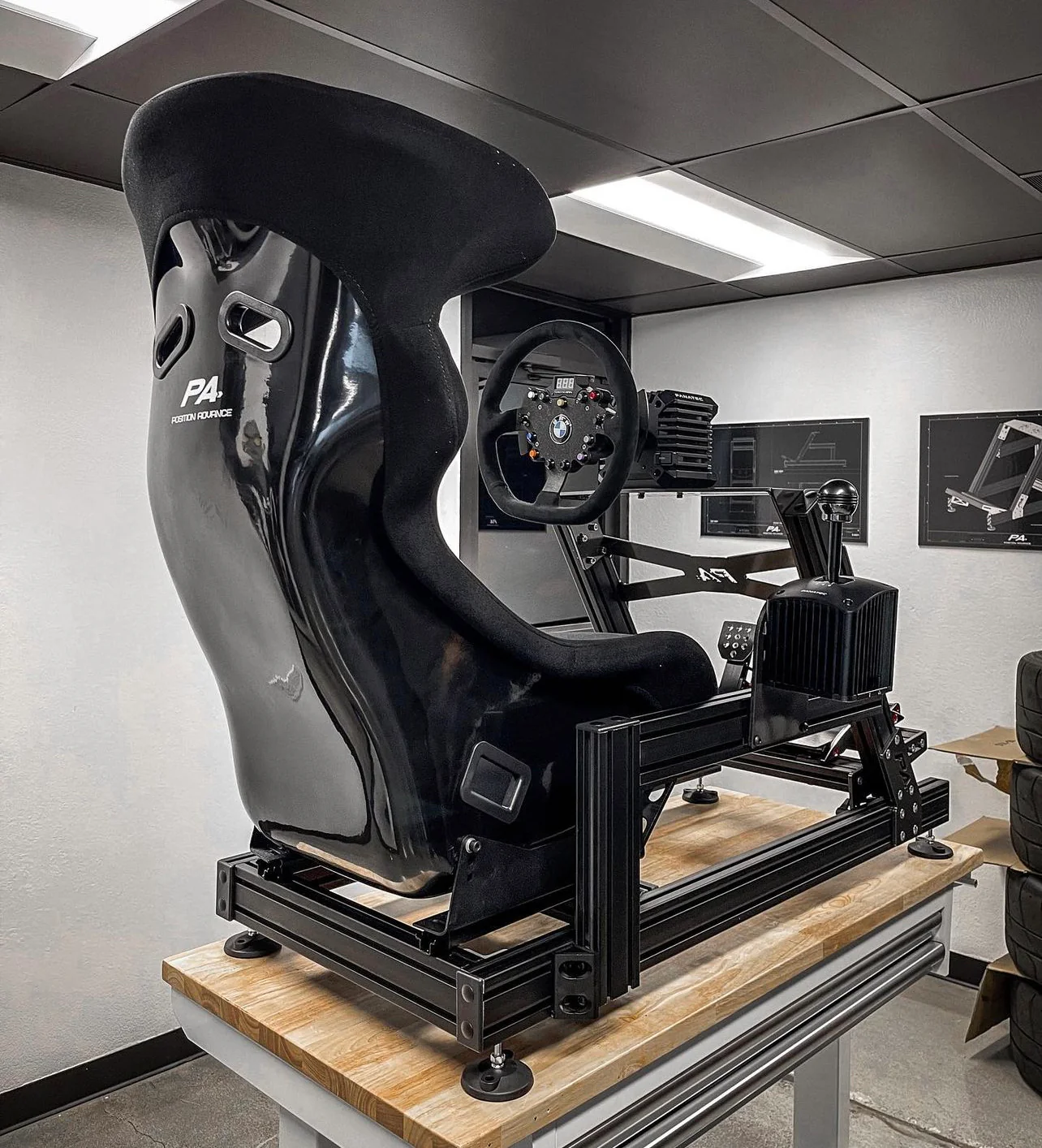 Position Advanced Complete Minimalist Nero Driving Simulator Rig - Image 7