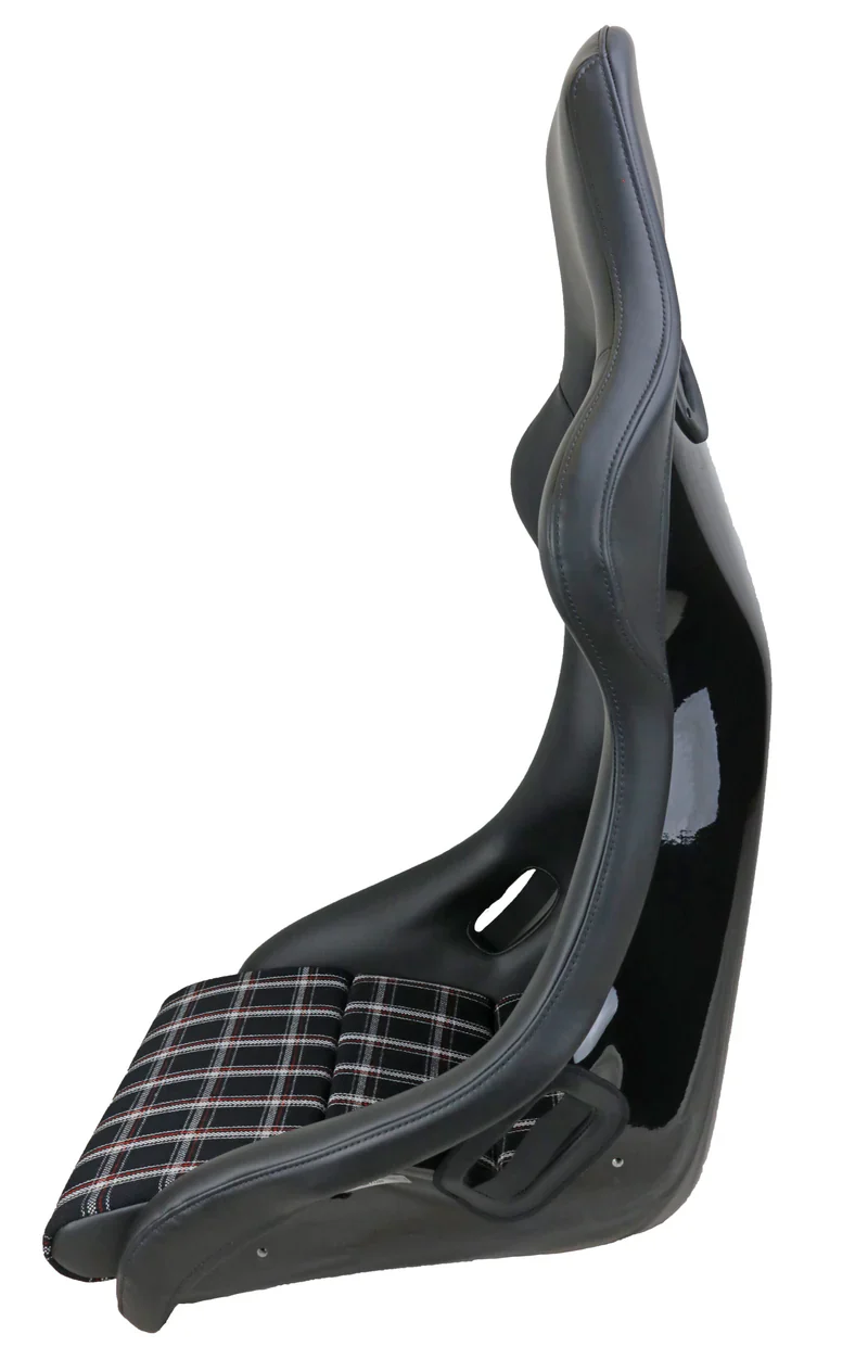 Recaro Pole Position ABE Classic Line Leather Black / Checkered - Image 3