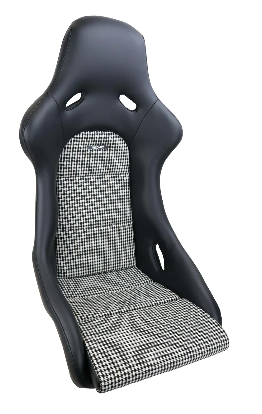 Recaro Pole Position ABE Classic Line Leather Black / Pepita
