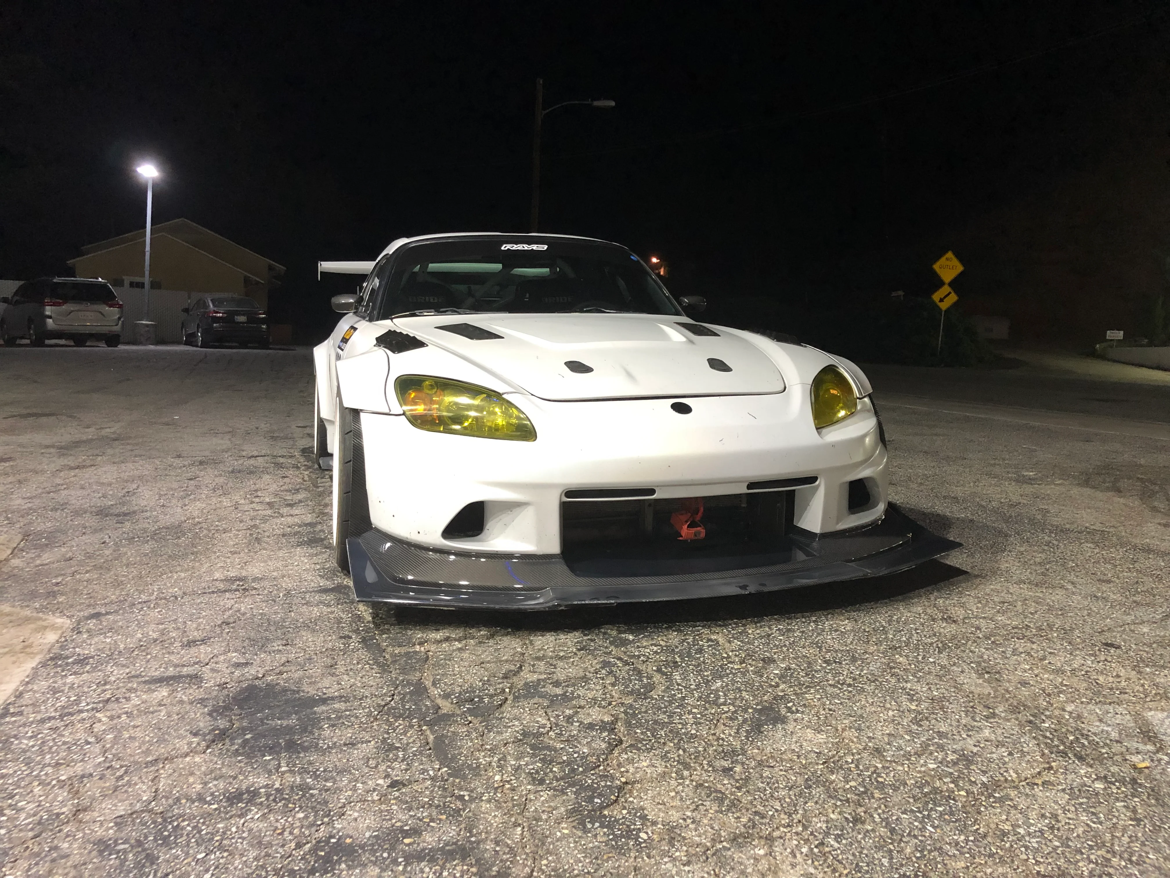 REVAMP S2000 CF Front Race Lip / Splitter for Voltex Bumper - Image 10