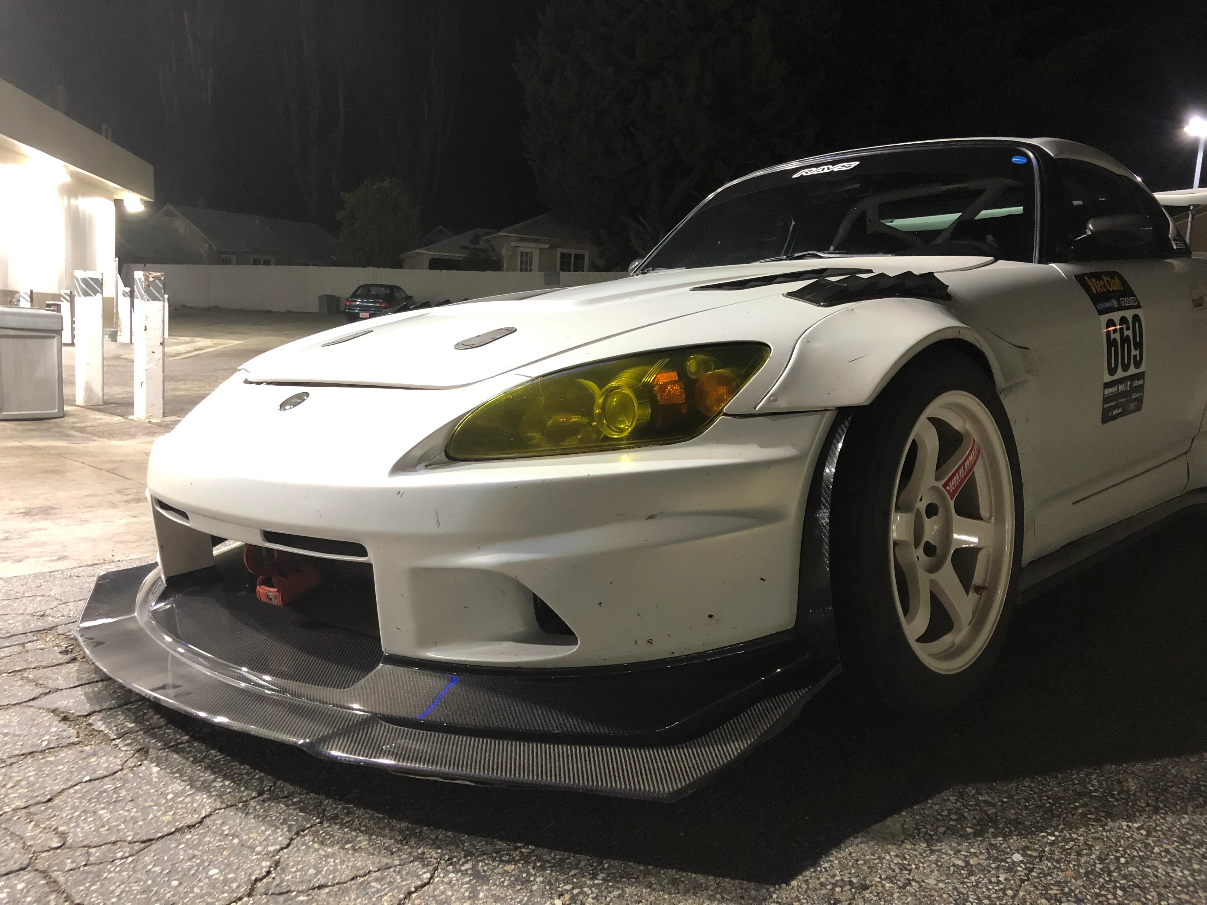 REVAMP S2000 CF Front Race Lip / Splitter for Voltex Bumper - Image 7