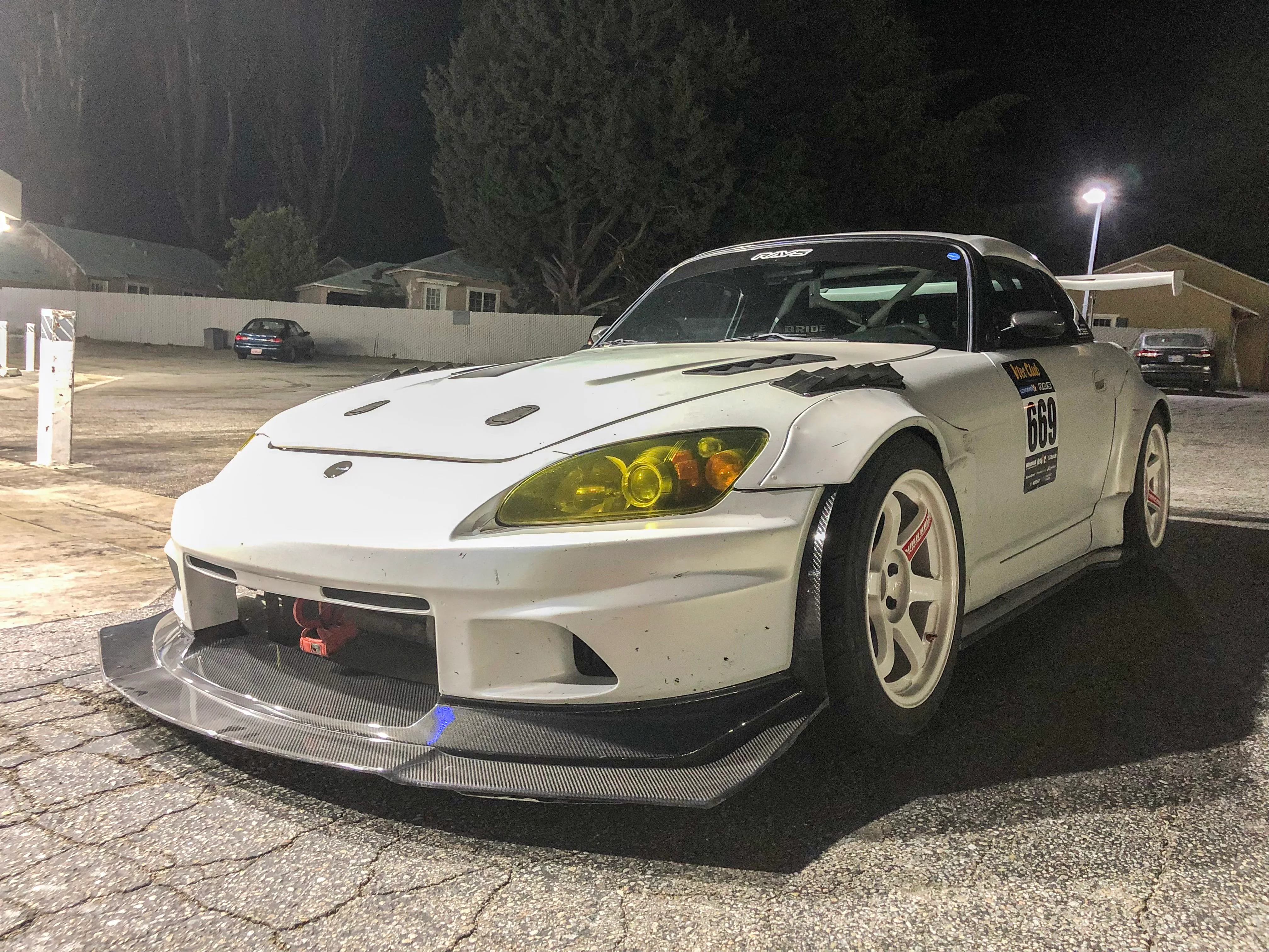 REVAMP S2000 CF Front Race Lip / Splitter for Voltex Bumper - Image 8
