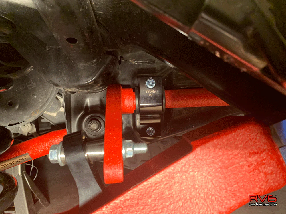 RV6 Performance 2016+ Civic Adjustable Chromoly Rear Sway Bar w/ Billet Endlinks - Image 12