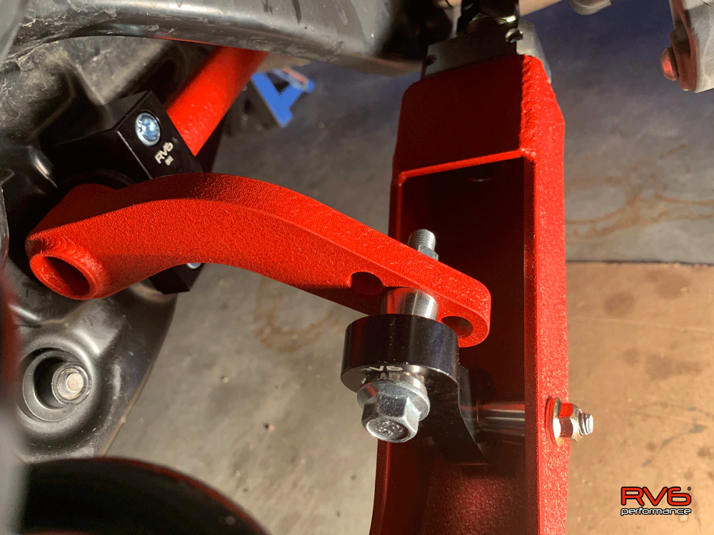 RV6 Performance 2017+ Civic Type R FK8 Adjustable Chromoly Rear Sway Bar w/ Billet Endlinks - Image 9