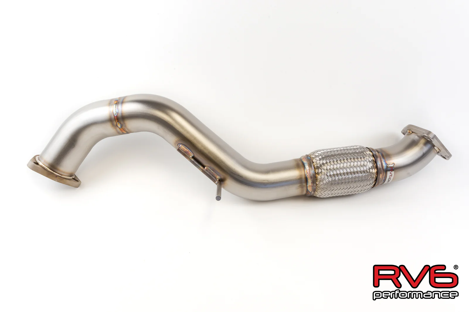 RV6 Performance 2017+ Civic Type R FK8 Front Pipe - Image 2