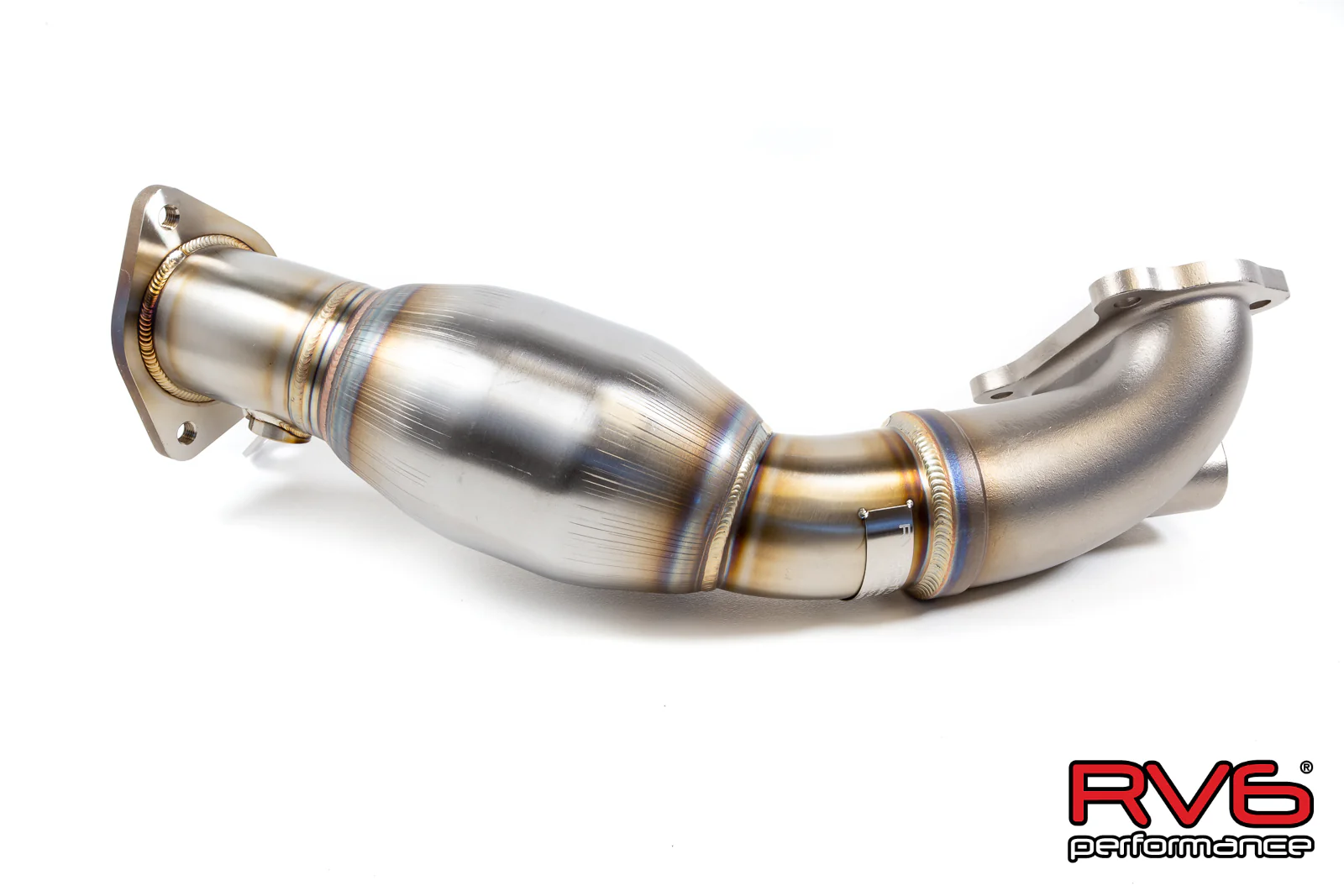 RV6 Performance 2016-21 Civic 2.0L Sedan / Coupe High Temp Catted Downpipe