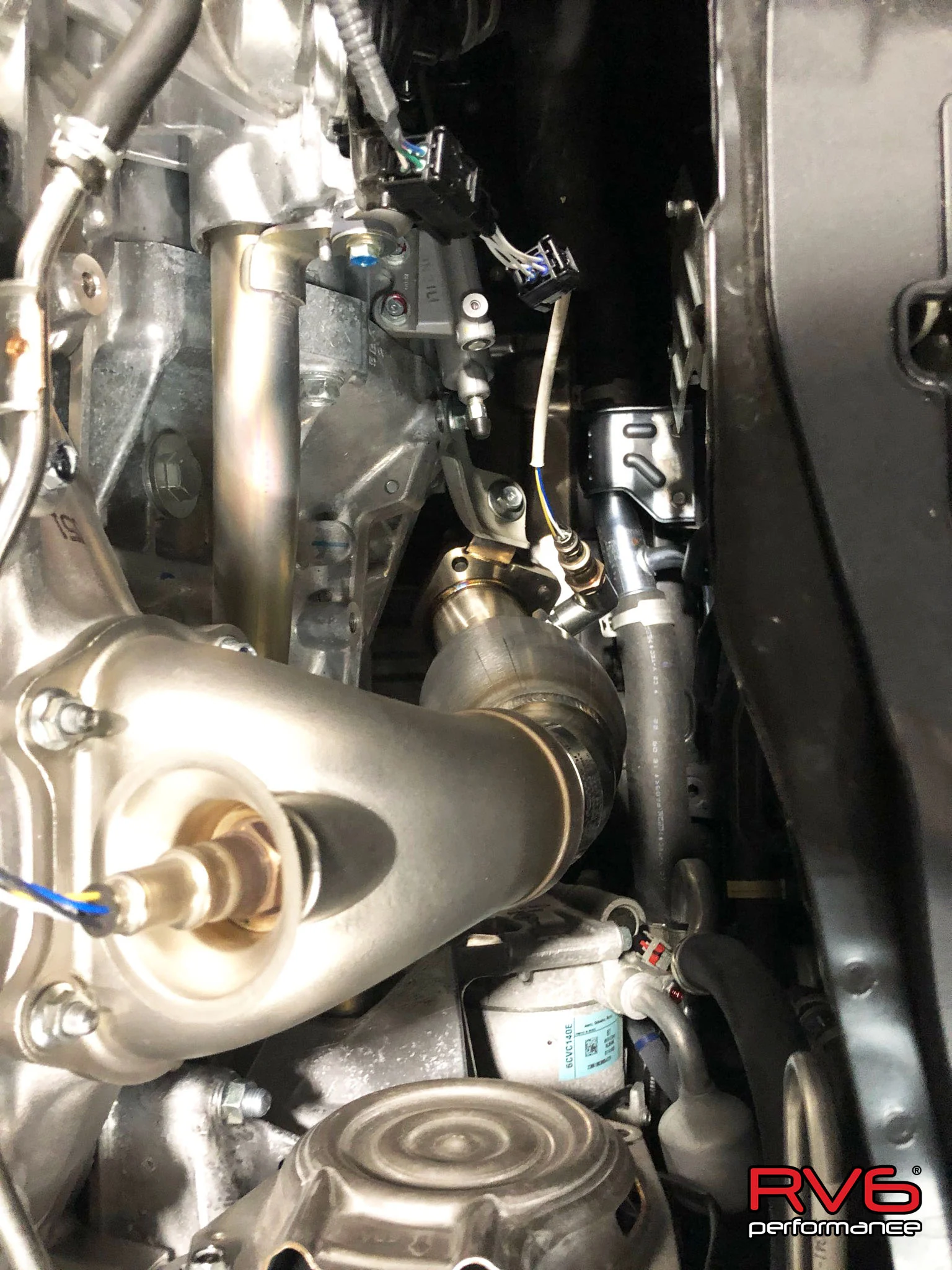 RV6 Performance 2016-21 Civic 2.0L Sedan / Coupe High Temp Catted Downpipe - Image 8