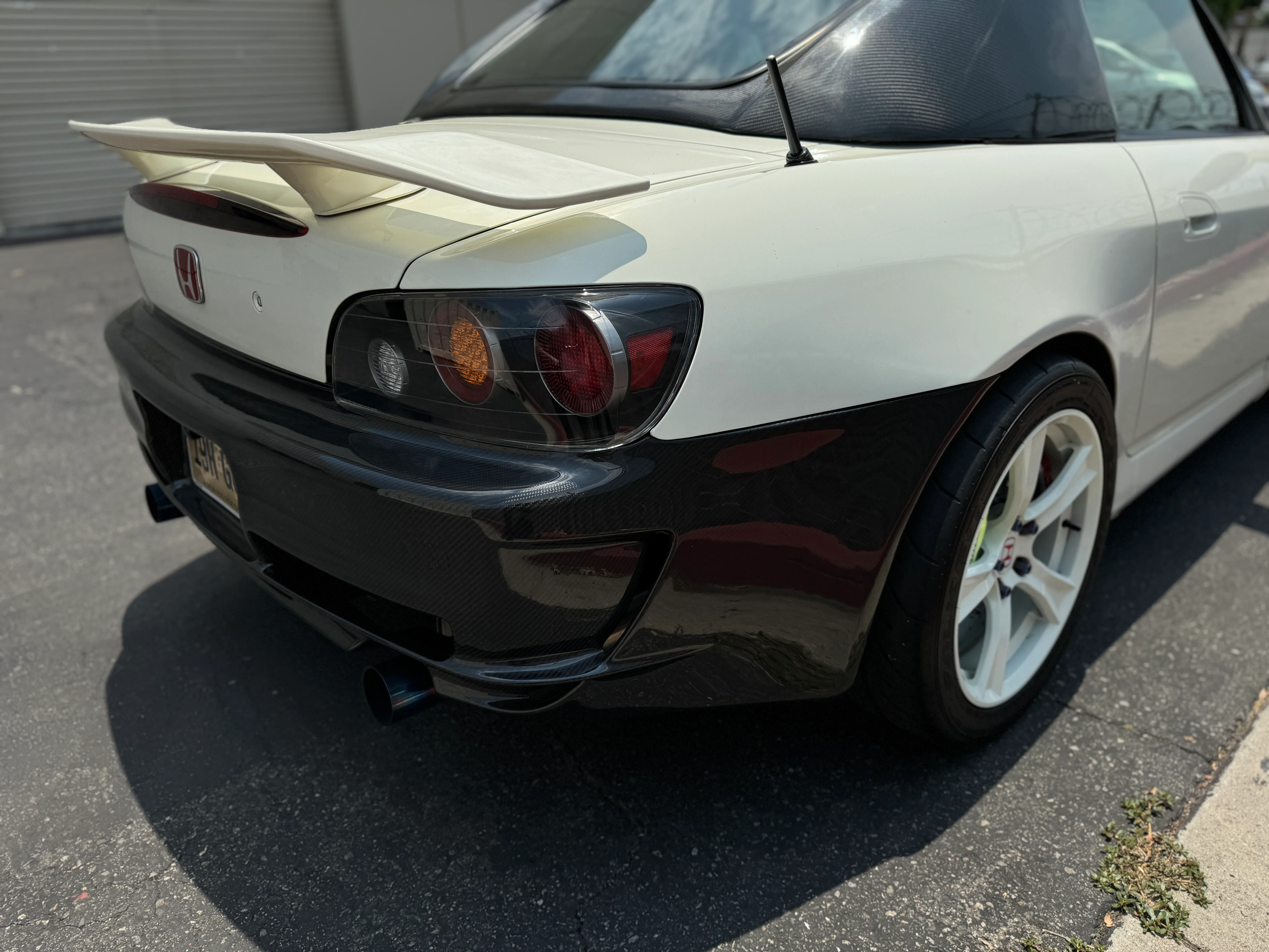 S2000 ASM Style DRY Carbon Rear Aero Bumper - Image 3