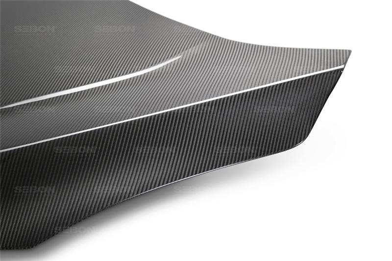 Seibon 2016-Current Honda Civic Coupe/Sedan/Hatchback OEM Style Carbon Fiber Hood - Image 3