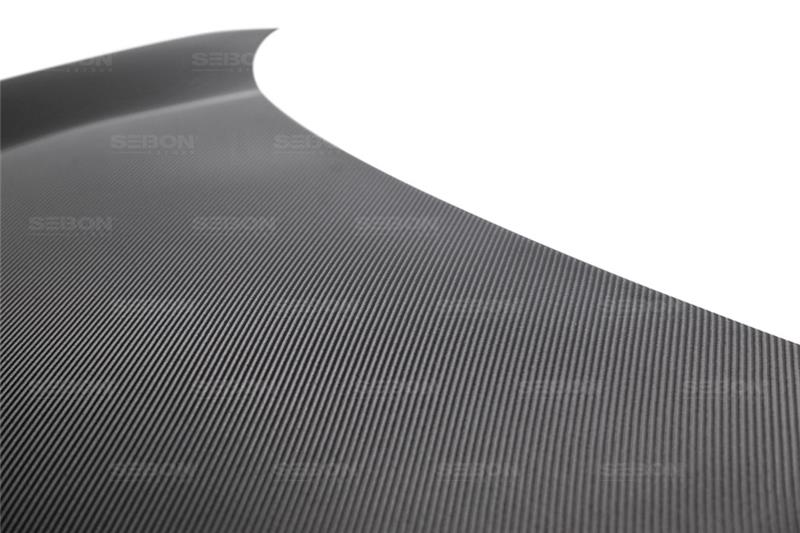 Seibon 2016-Current Honda Civic Coupe/Sedan/Hatchback OEM Style Carbon Fiber Hood - Image 4