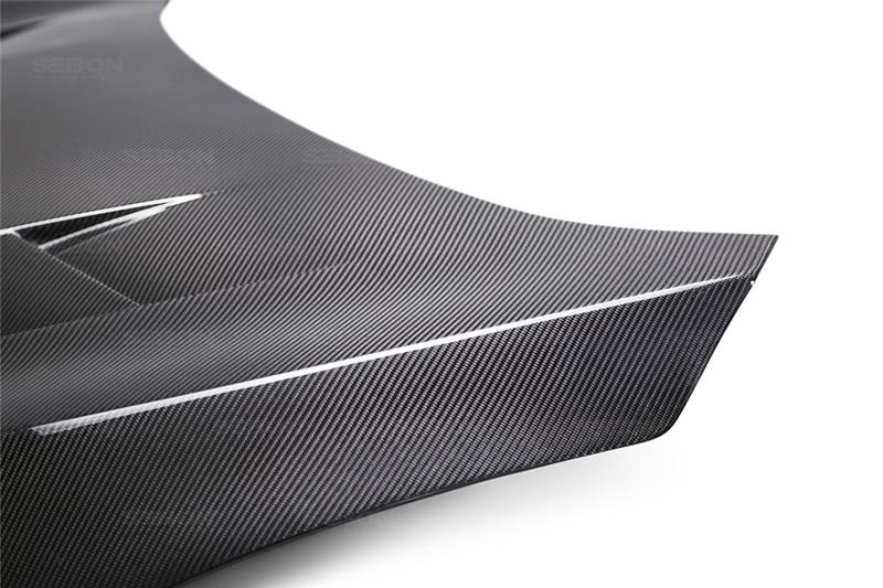 Seibon 2016-Current Honda Civic Coupe/Sedan/Hatchback TS-Style Carbon Fiber Hood - Image 5