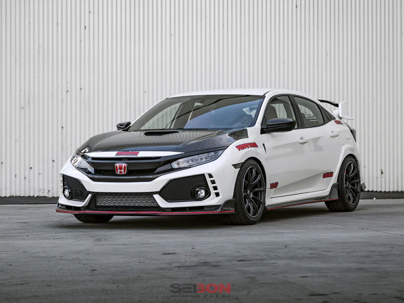 Seibon 2017-Current Honda Civic Type R OEM Carbon Fiber Hood - Image 7