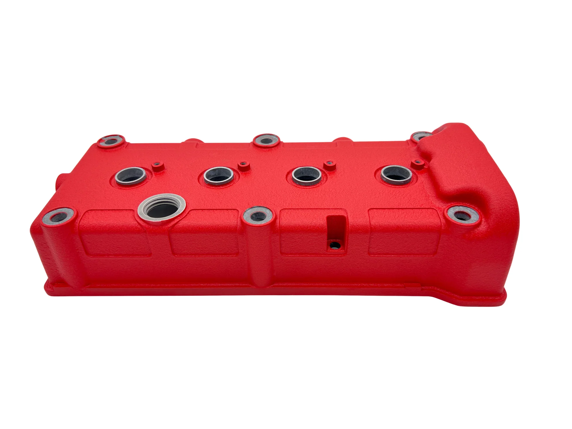 Skunk2 Racing K-Series Magnesium Wrinkle Red No Logo Valve Cover - Image 3