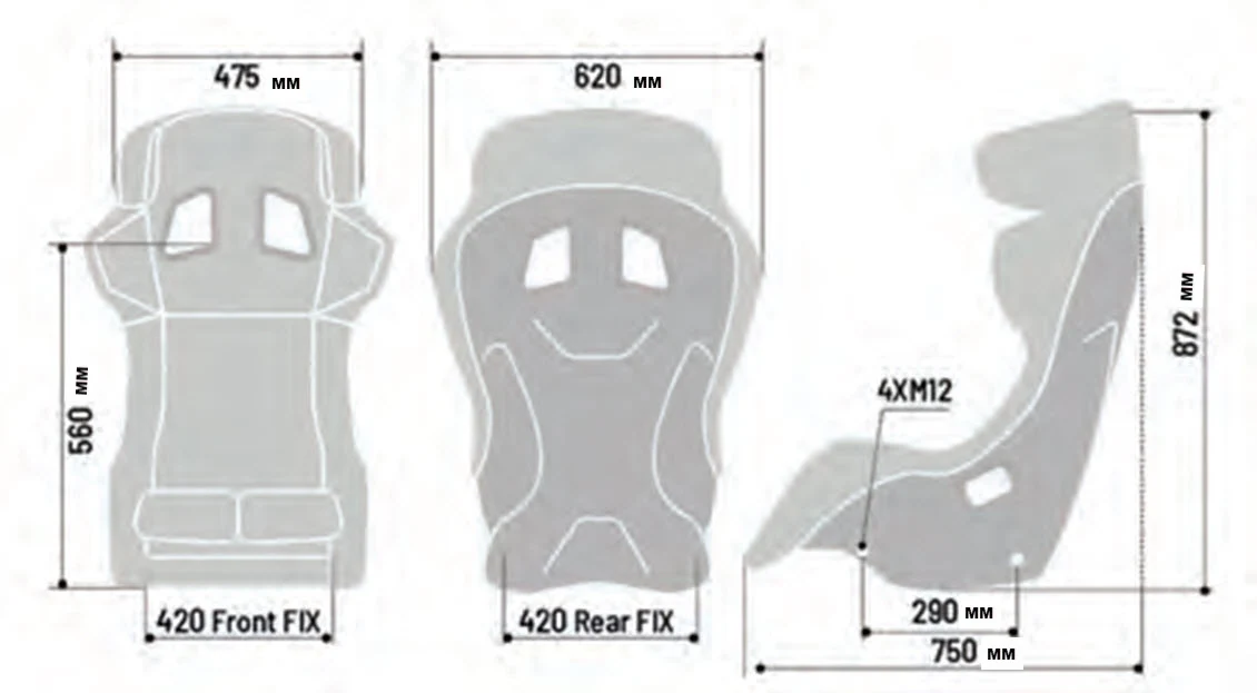 Sparco ADV XT Bucket Seat - Image 3