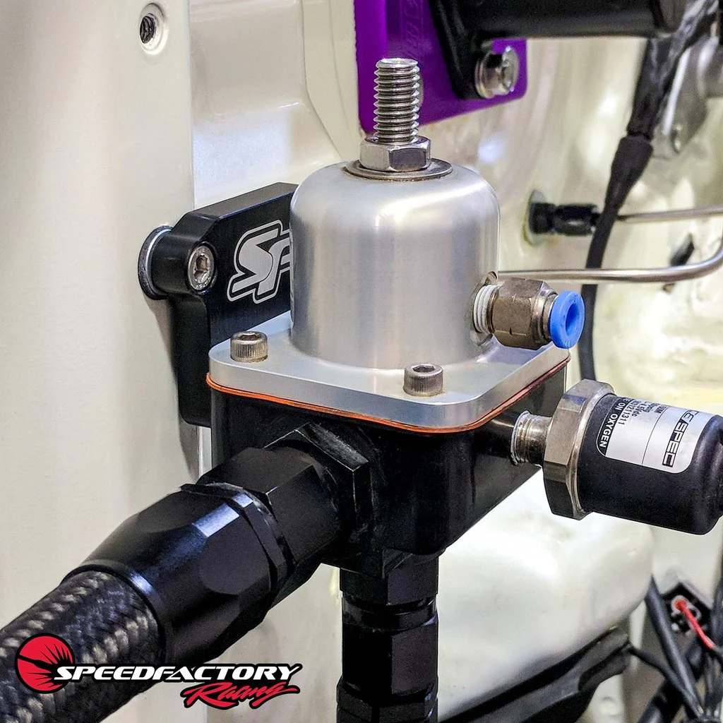 SpeedFactory Racing Billet Weldon Fuel Pressure Regulator Mounting Bracket - Image 6