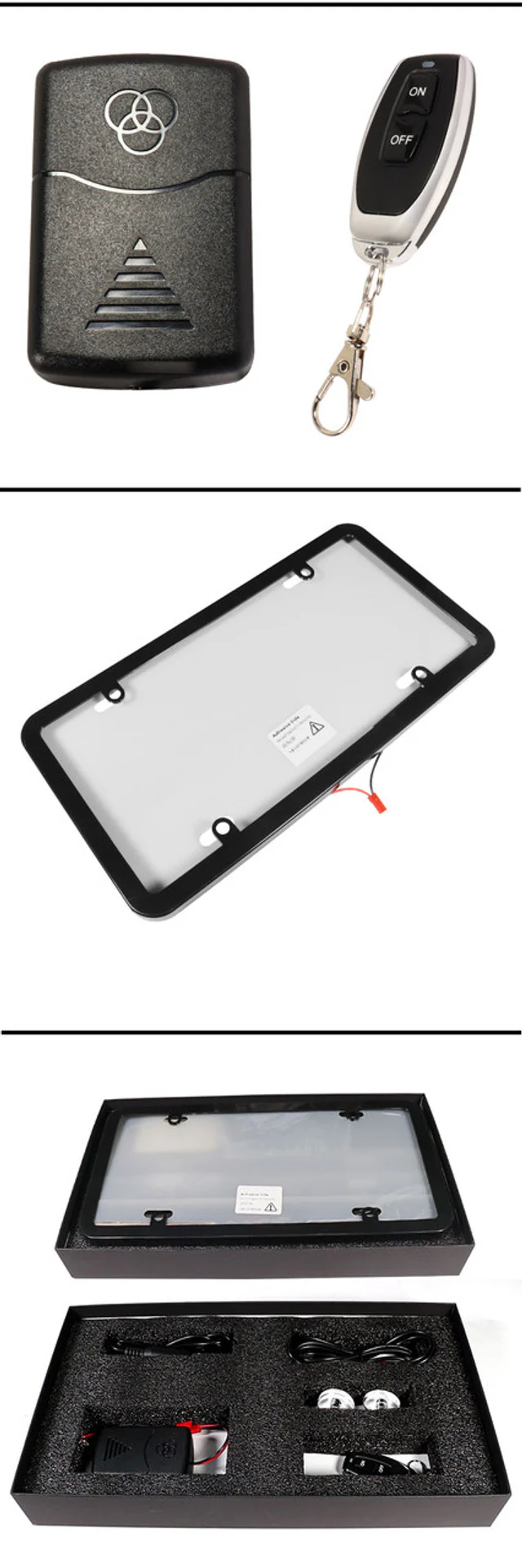 Stealth Electronic License Plate Blur Frame - Image 8