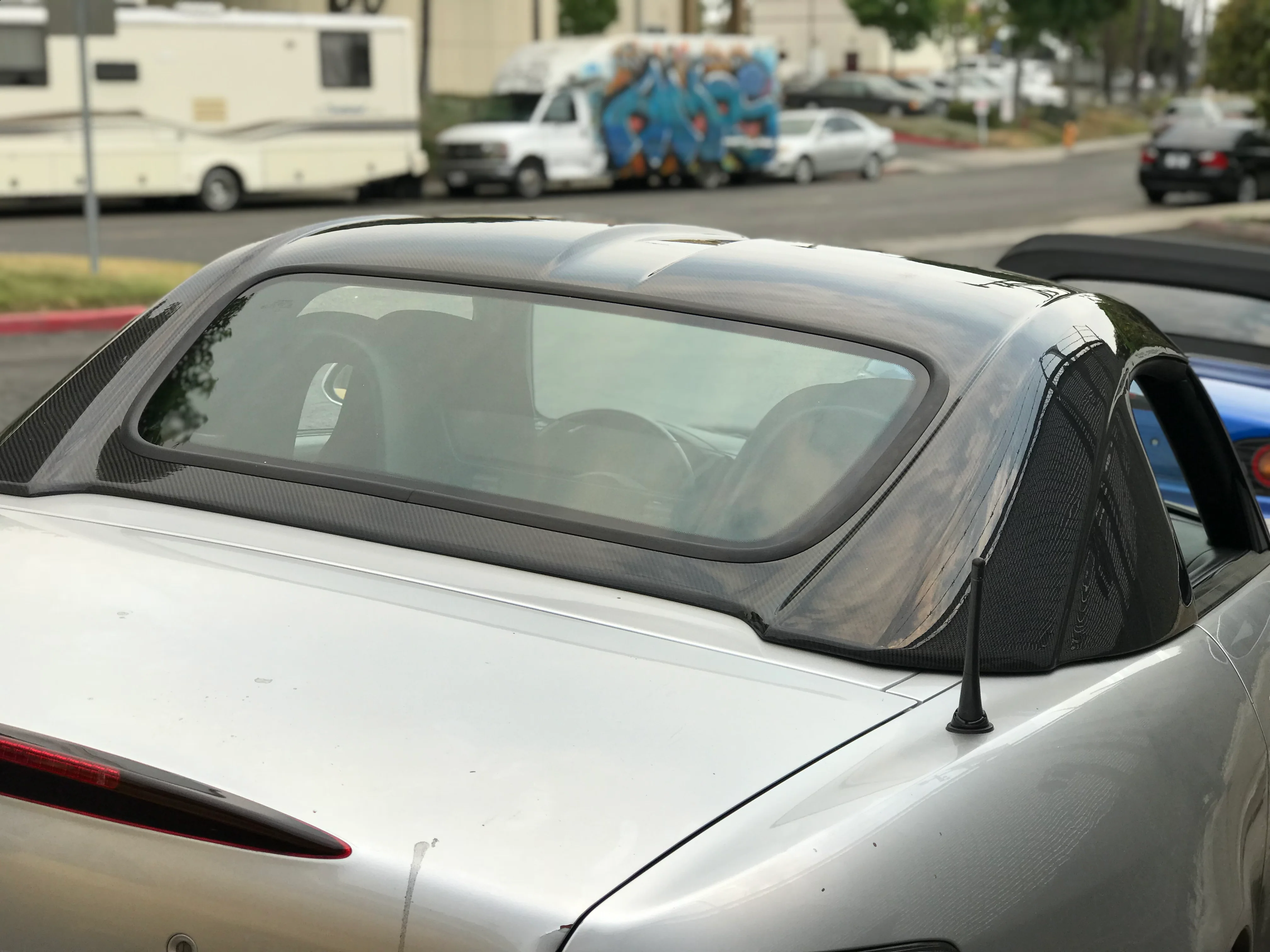 ViS Racing 00-09 S2000 (Mugen) Carbon Hardtop w/ Tempered Glass - Image 4